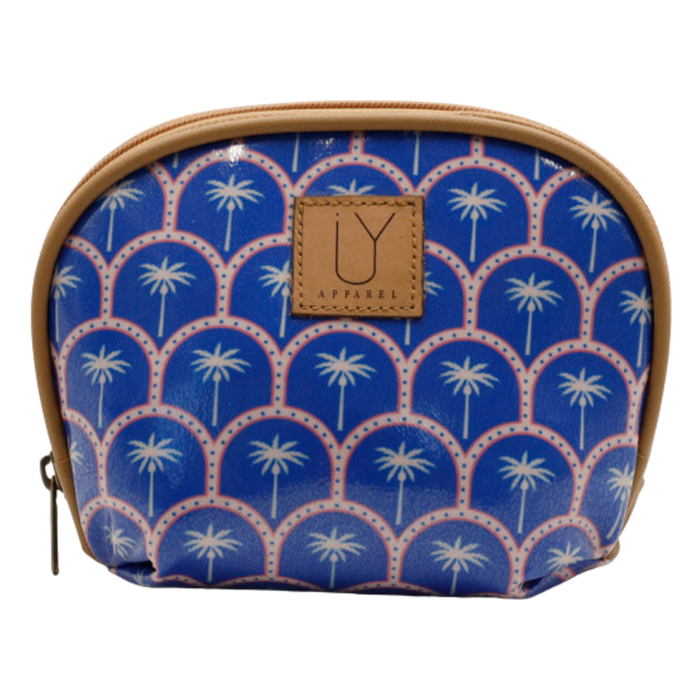 Make-up Pouch - Palm Blue