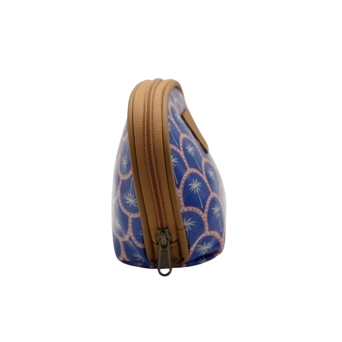 Make-up Pouch - Palm Blue