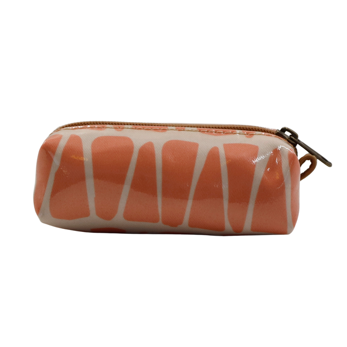 Mini Cosmetic Pouch - Cracked Earth Coral