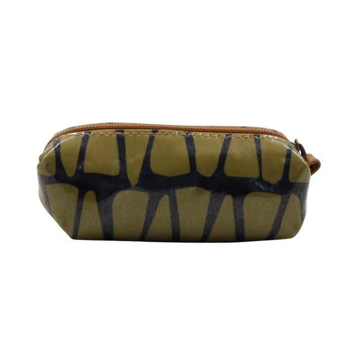 Mini Cosmetic Pouch - Cracked Earth Khaki