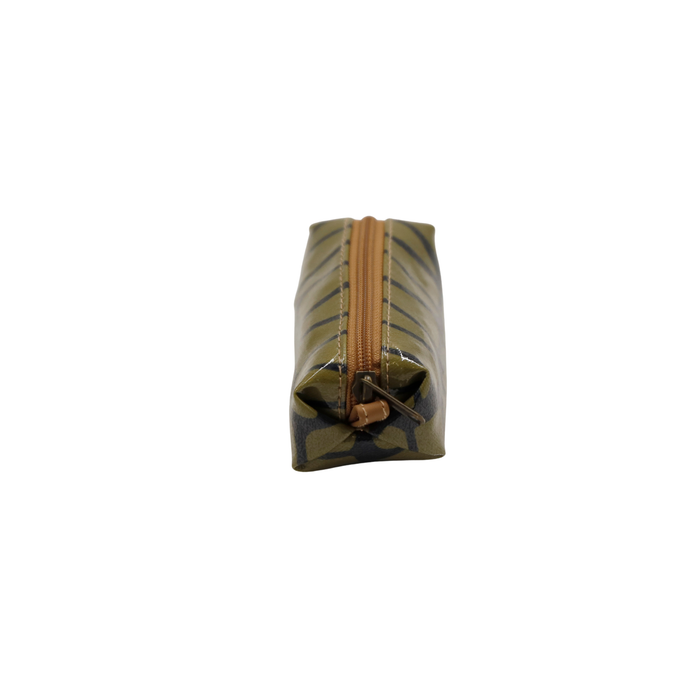 Mini Cosmetic Pouch - Cracked Earth Khaki