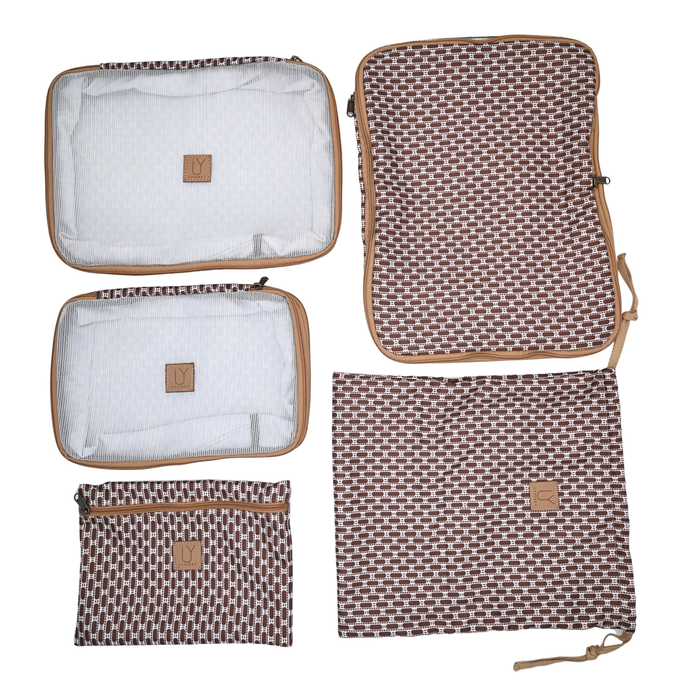 Compression Packing Pod Set - African Tweed Brown