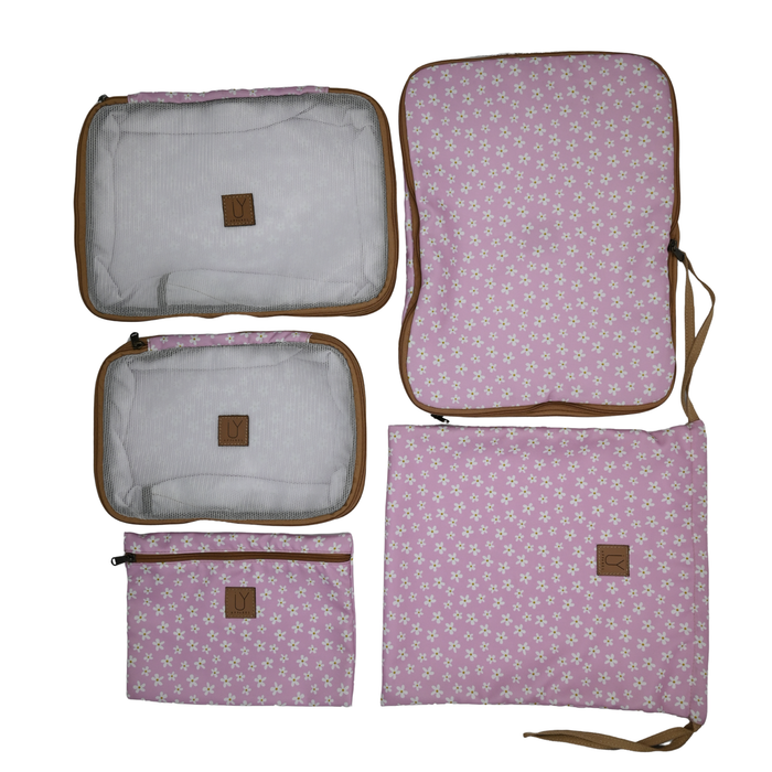 Compression Packing Pod Set - Pink Daisy