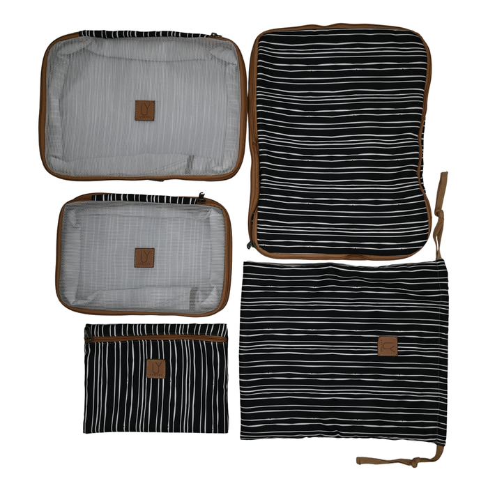 Compression Packing Pod Set - Stripe Black & White