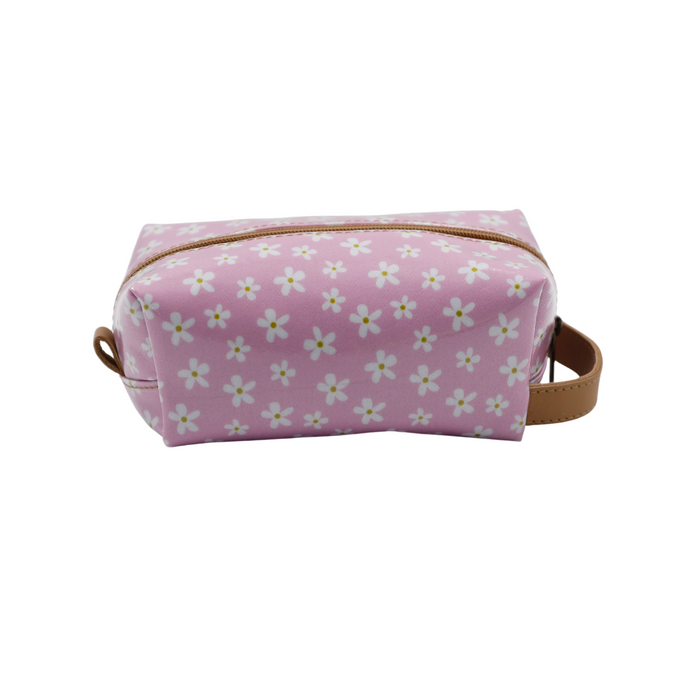 Cosmetic Bag - Pink Daisy