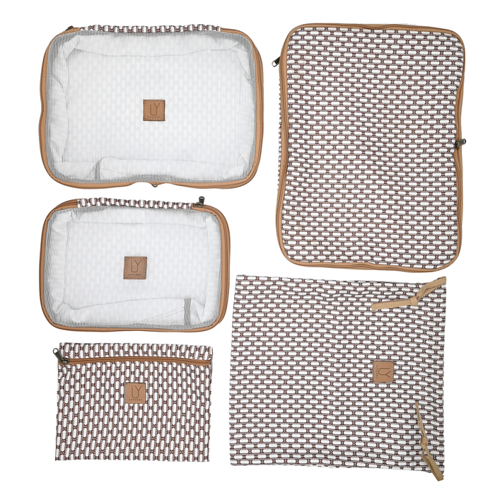 Standard Packing Pod Set - African Tweed White