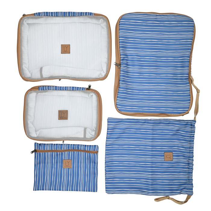 Compression Packing Pod Set - Stripe Blue