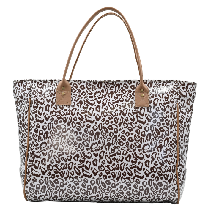 Shopper Bag - African Footprint Brown