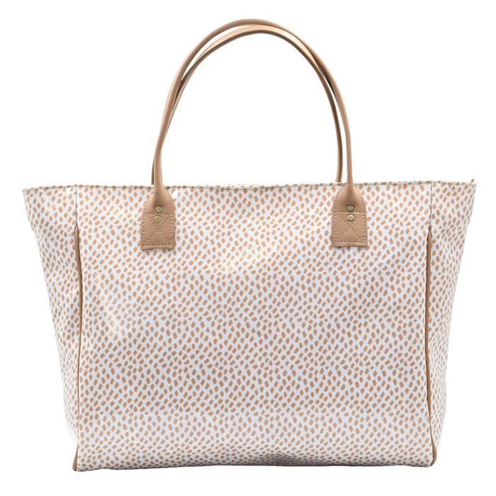 Shopper Bag - Scatter Gold on White