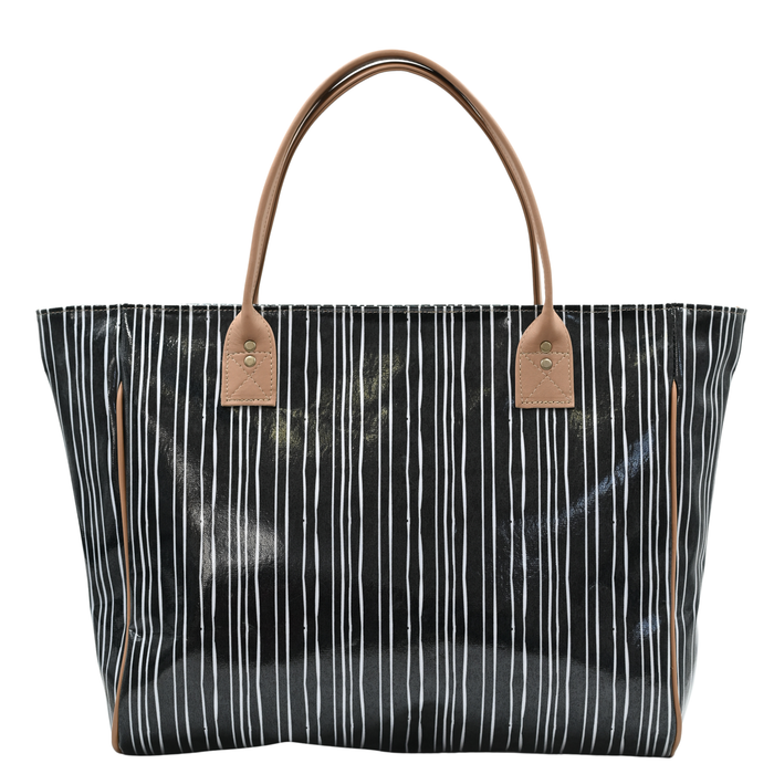 Shopper Bag - Stripe Black & White