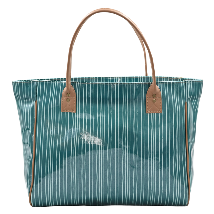 Shopper Bag - Stripe Green