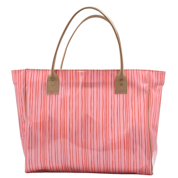 Shopper Bag - Stripe Pink
