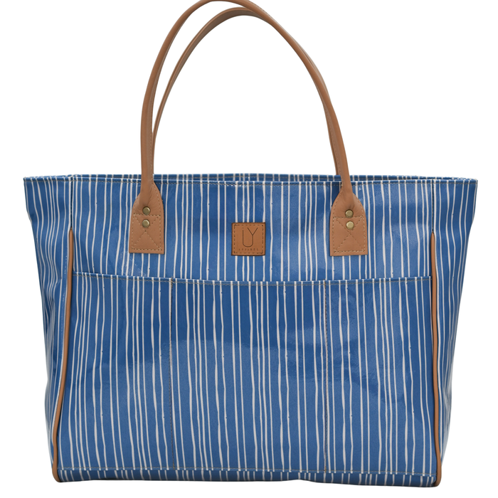 Shopper Bag - Stripe Blue