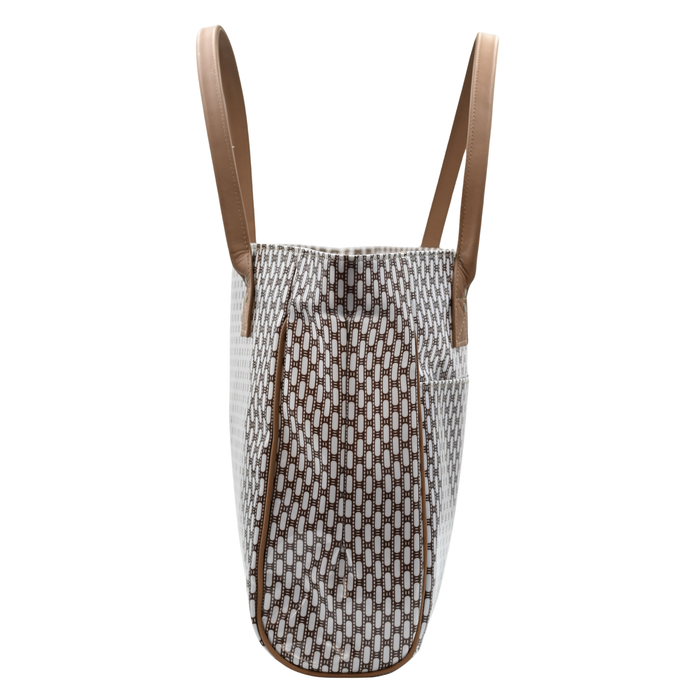Shopper Bag - African Tweed White