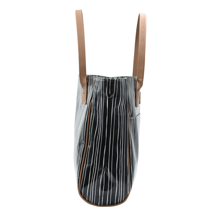 Shopper Bag - Stripe Black & White