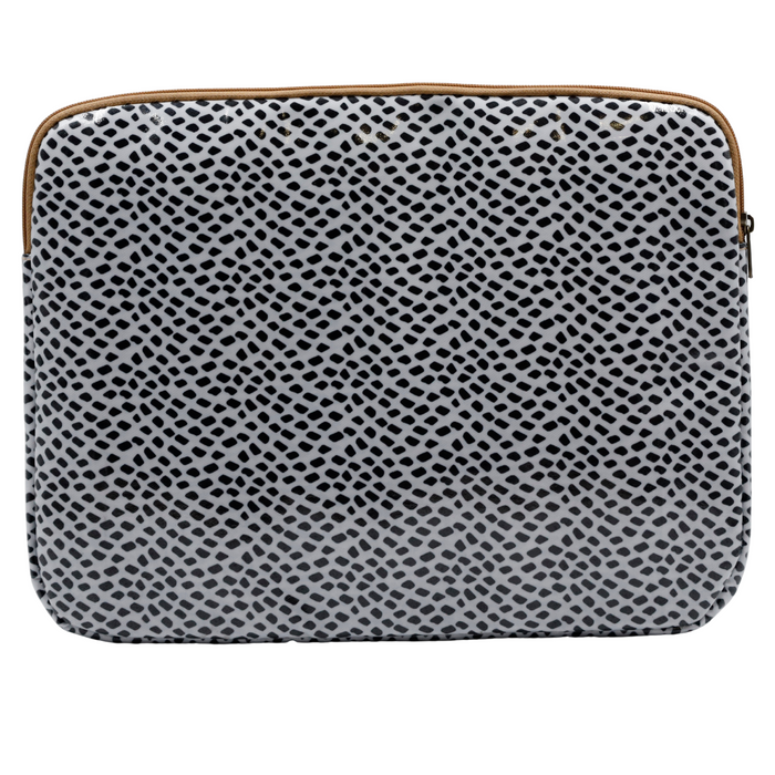 Laptop Sleeve Large - Scatter Black on White