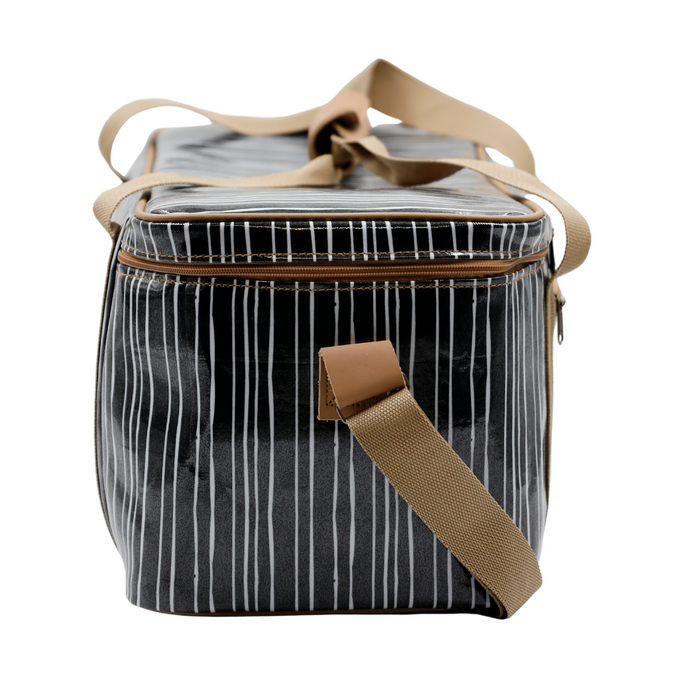 Courtney Cooler - Stripe Black and White