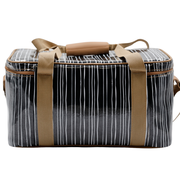 Courtney Cooler - Stripe Black and White