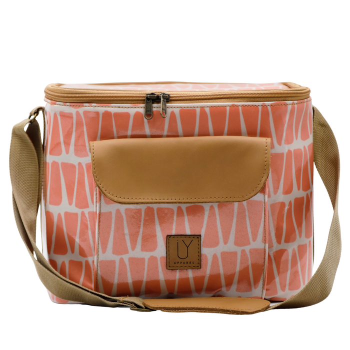Sam Sling Cooler - Cracked Earth Coral