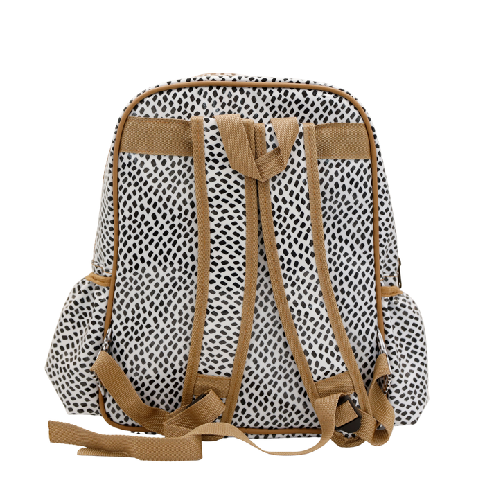 Satchel Scatter black on white