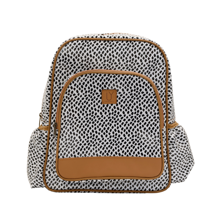 Satchel Scatter black on white