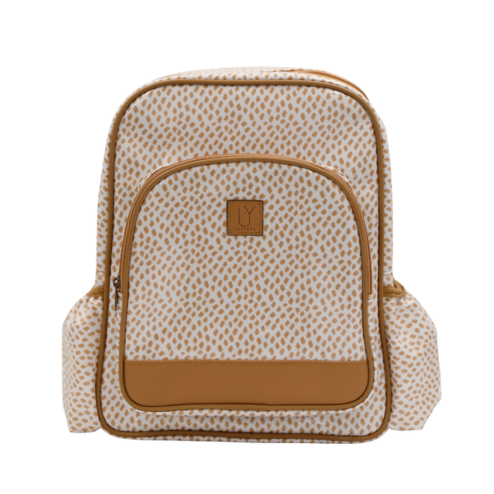 Satchel Scatter gold on white