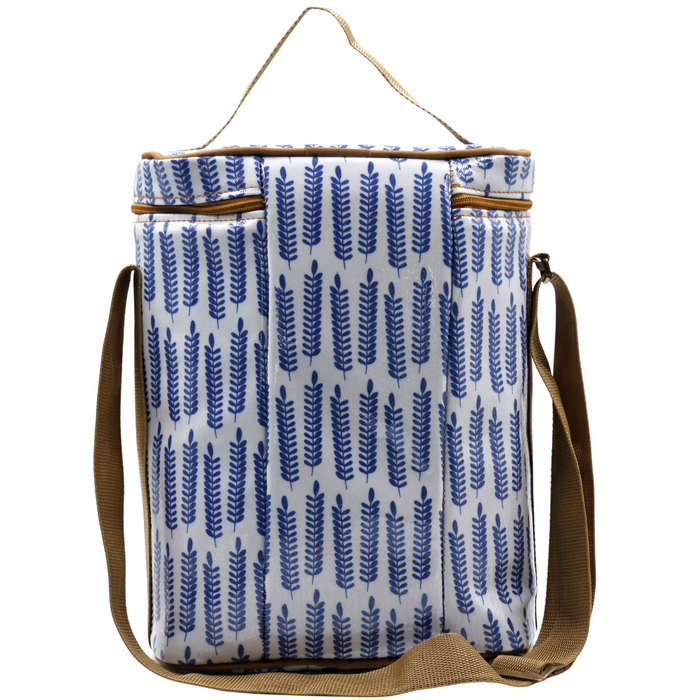 Sling Cooler - Leaves Blue