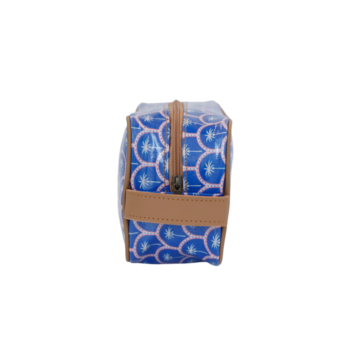 Small Toiletry Bag - Palm Blue