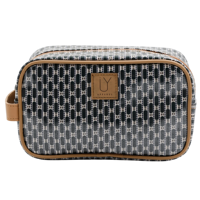 Small Toiletry Bag - African Tweed Navy