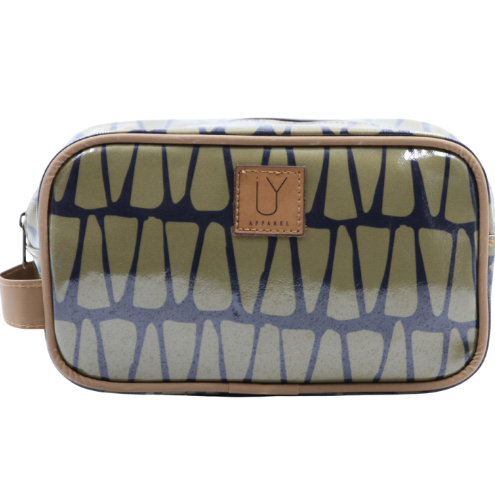 Small Toiletry Bag - Cracked Earth Khaki