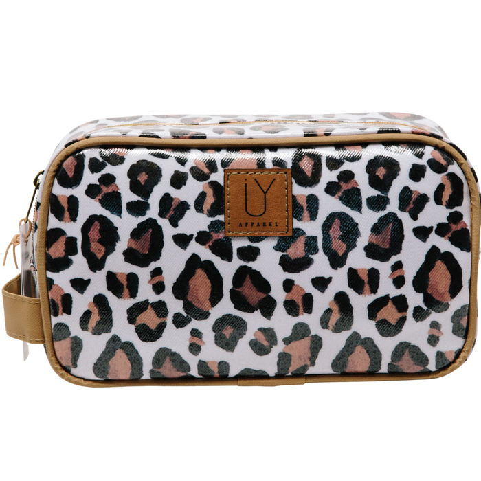 Small Toiletry Bag - Leopard Sand