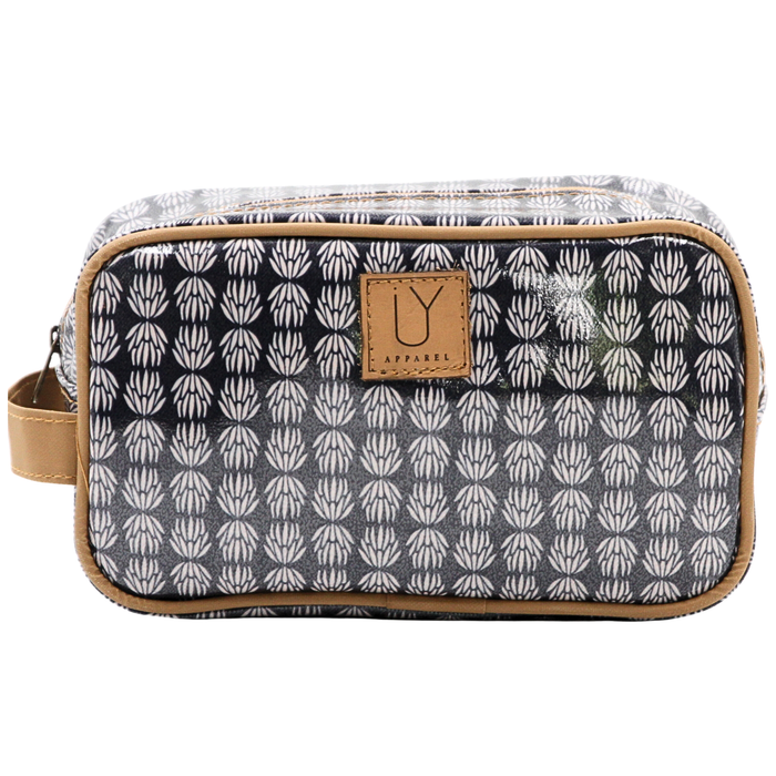 Small Toiletry Bag - Protea Black