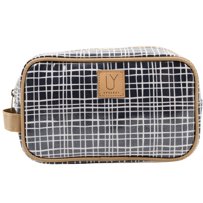 Small Toiletry Bag - Weave Black