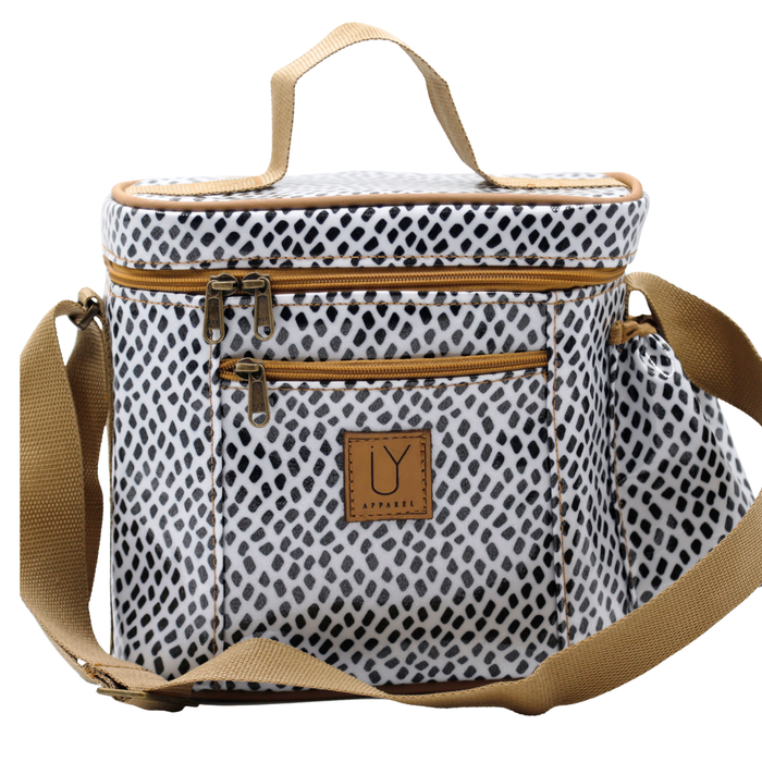 Snakpak Lunch Cooler - Scatter Black on White