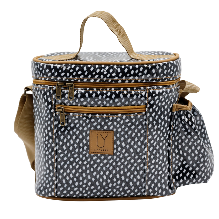 Snakpak Lunch Cooler - Scatter White on Black