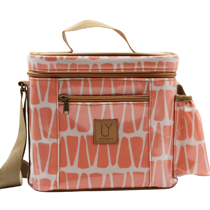 Snakpak Lunch Cooler - Cracked Earth Coral