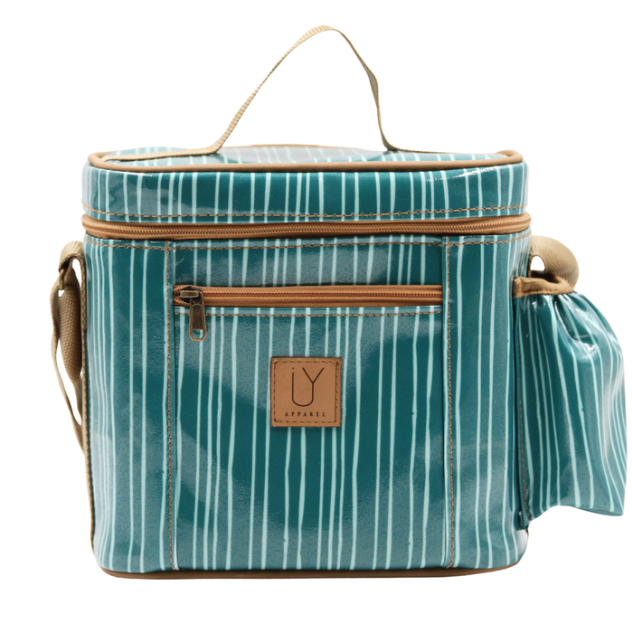 Snakpak Lunch Cooler - Stripe Green
