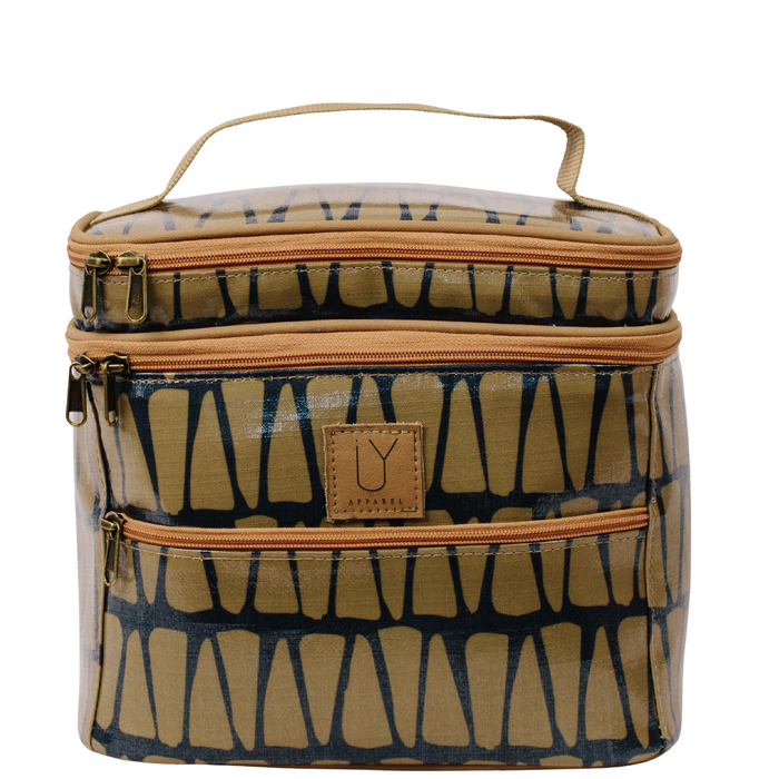 Stand Up Toiletry Bag - Cracked Earth Khaki