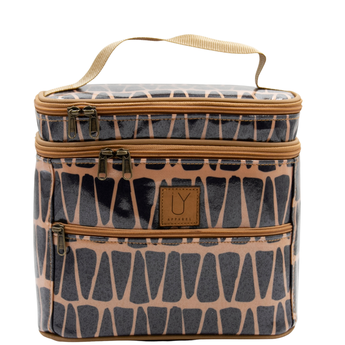 Stand Up Toiletry Bag - Cracked Earth Sand
