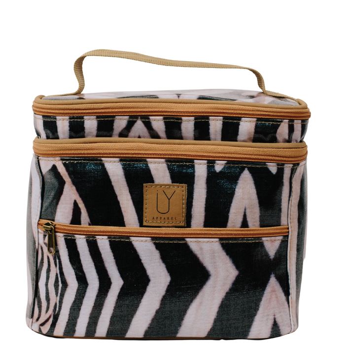Stand Up Toiletry Bag - Zebra