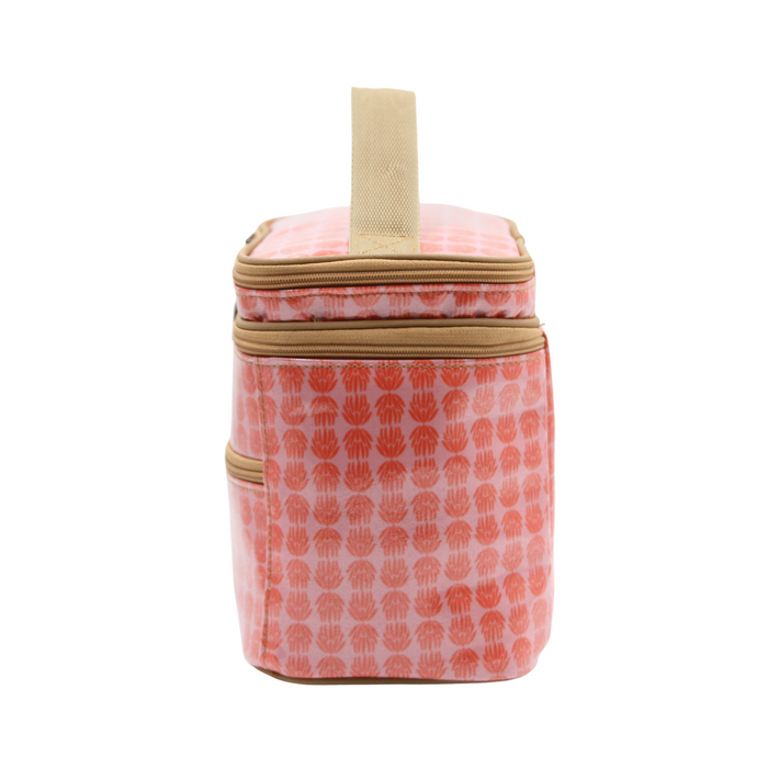 Stand Up Toiletry Bag - Protea Pink