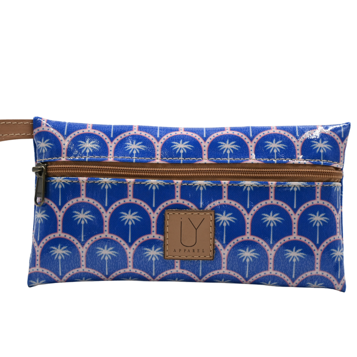 Stationery Pouch - Palm Blue