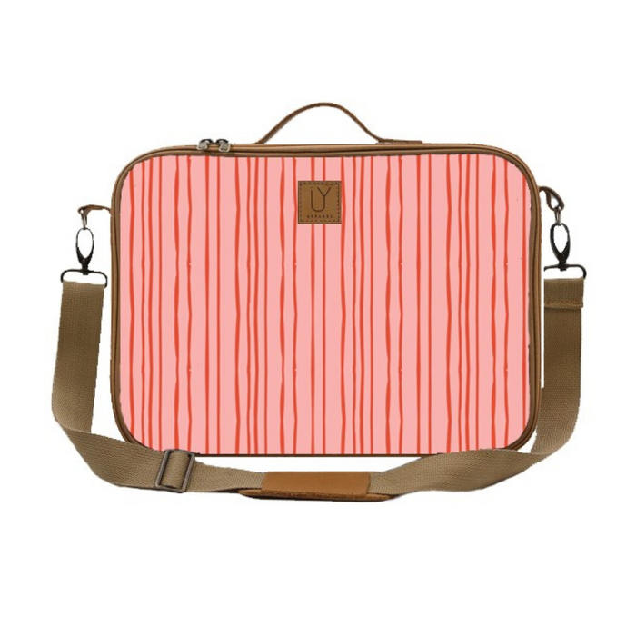 Laptop Bag - Stripe Pink