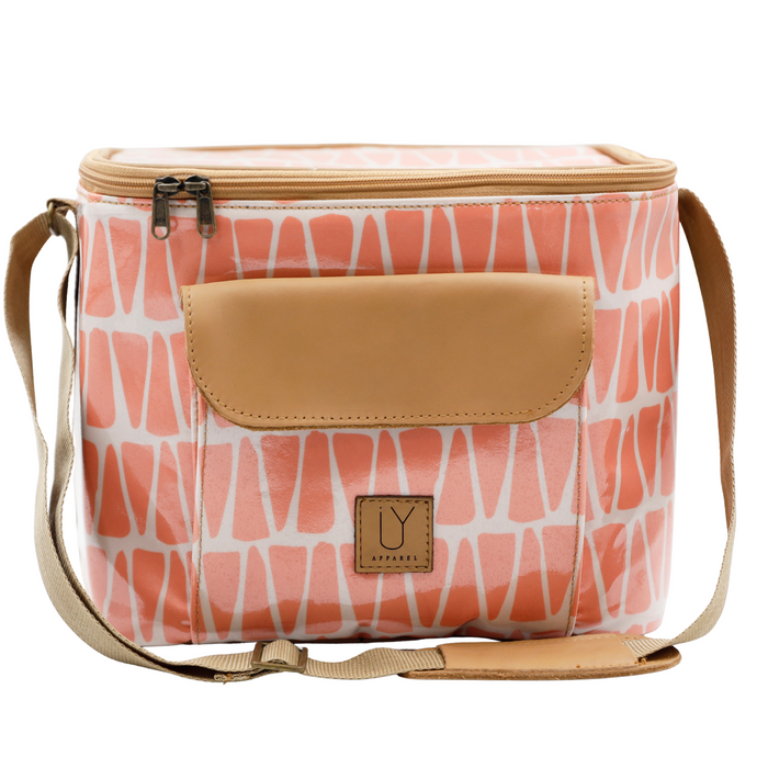 Sam Sling Cooler - Cracked Earth Coral