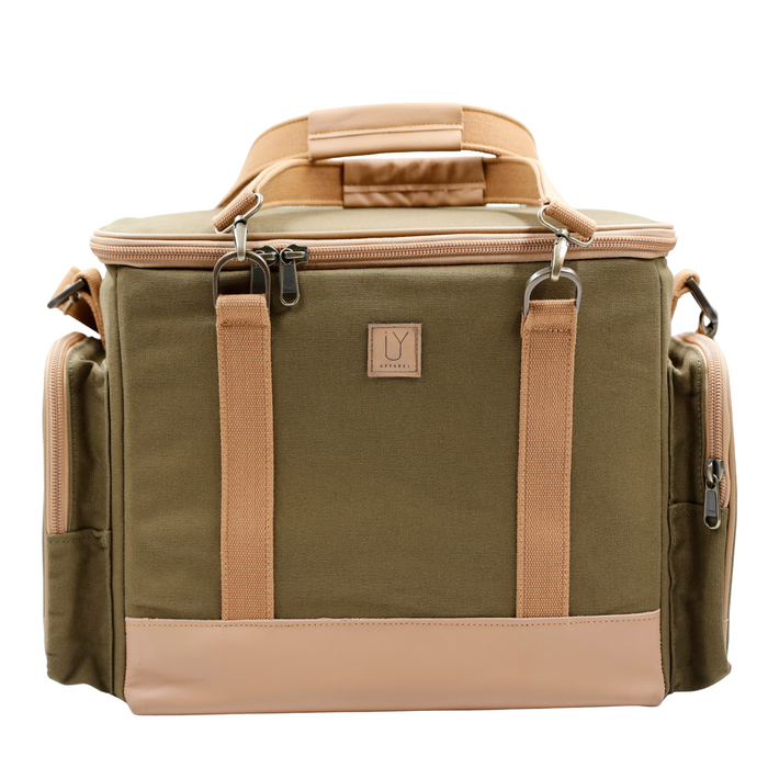 Hard Shell Cooler Box - Khaki Canvas