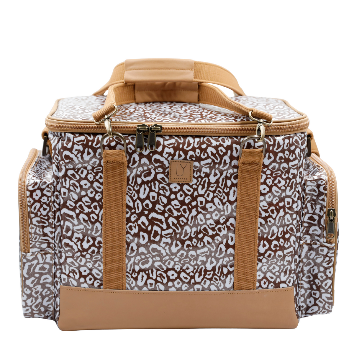 Hard Shell Cooler Box - African Footprint White — IY Apparel