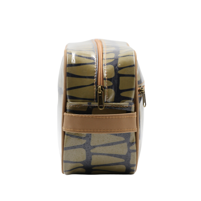 Large Toiletry Bag - Cracked Earth Khaki