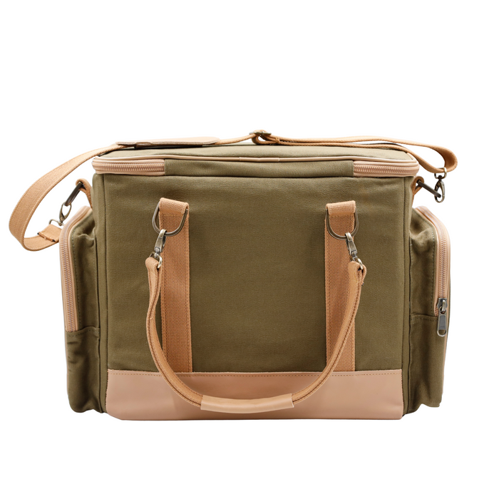 Hard Shell Cooler Box - Khaki Canvas