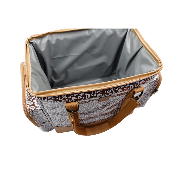 Hard Shell Cooler Box - African Tweed White