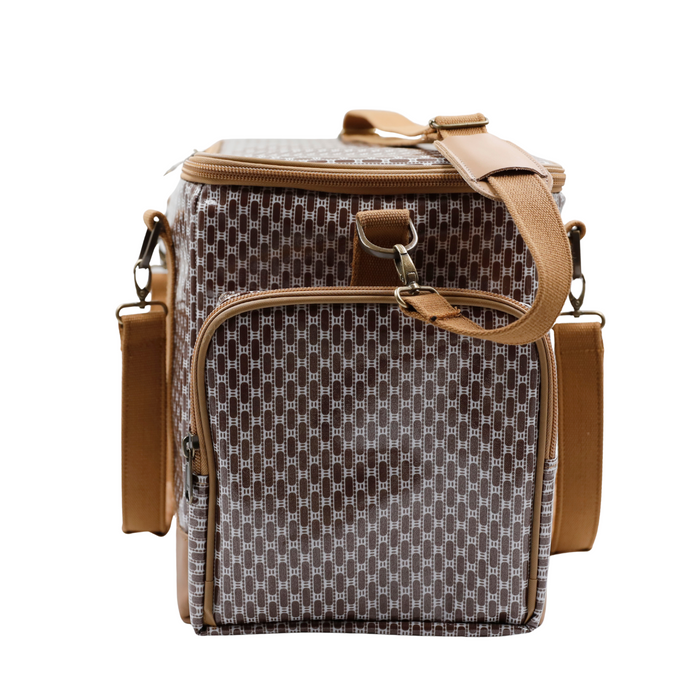 Hard Shell Cooler Box - African Tweed Brown